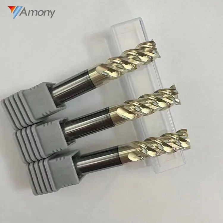 Best Price Milling Cutters Carbide End Mill Coating Dia. 3mm 4mm For Cutting Titanium Alloy