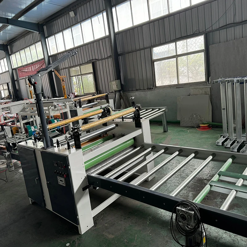 High Speed Laminating Automatic Wood Furniture paper sticking machine