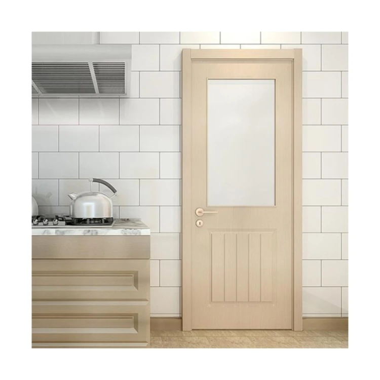 One-stop Service Cheap Steel Wood Interior Door WPC 6 Panel Bedroom Doors With Lock