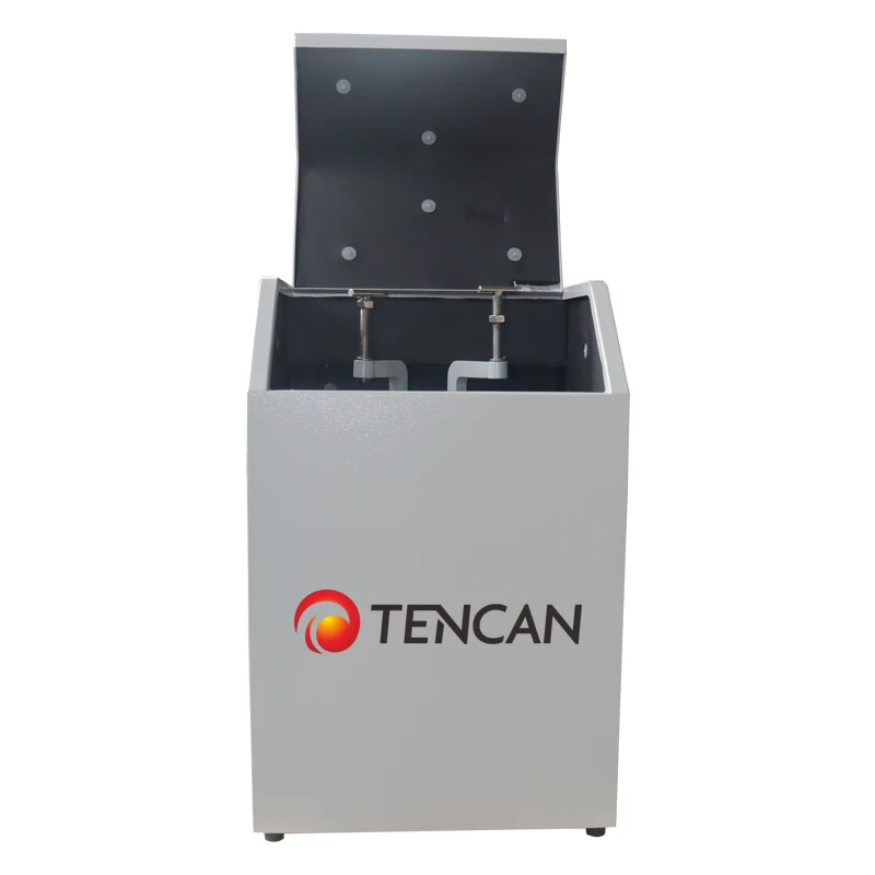 China Tencan digital box sample making equipment with sealed grinding pot for grinding ore &rock samples unmanded