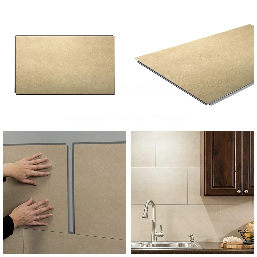 Wholesale Laminate Wooden Color Marble Stone Plastic Composite Lvt Lvp Spc Flooring Bathroom PVC Luxury Vinyl Plank wall tile