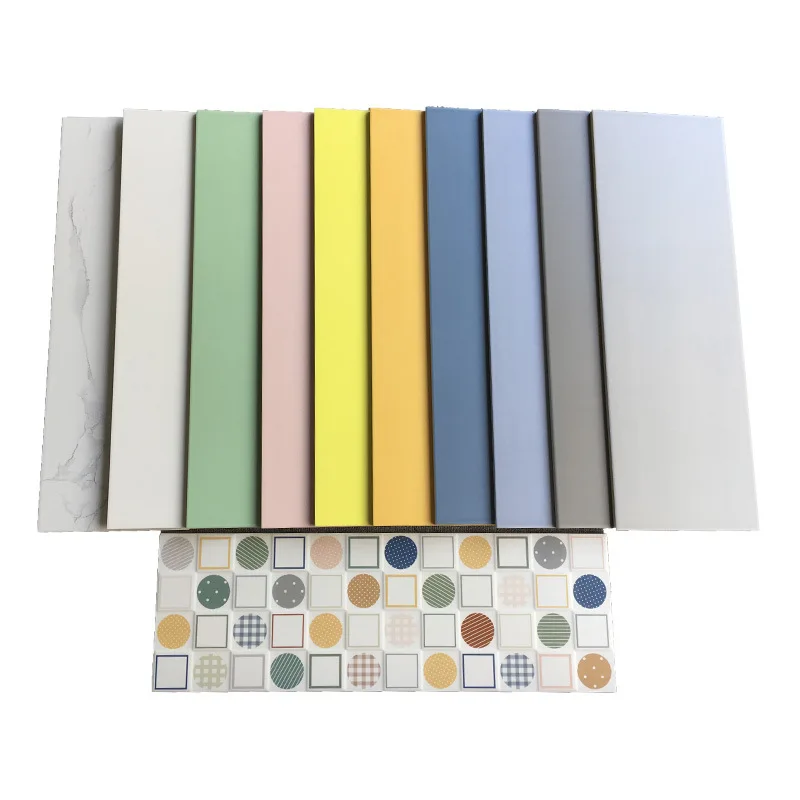 
Macaron ceramic tile 200x600 contracted contemporary nordic-style kitchen toilet colour wall 