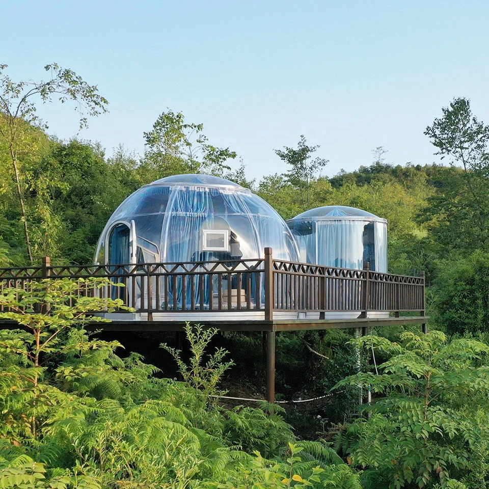 Основной силой Открытый ПК пузырь геодезический купол иглу гардент отель лагеря сборный дом водонепроницаемый прозрачный эконом-купольная палатка сделанная на