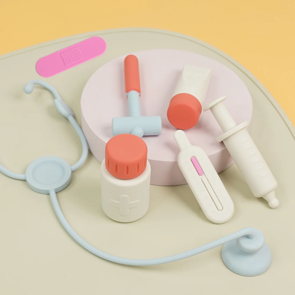 Wolife Original Design Medical Kit Simulation Doctor Pretend Play Role-Playing Children Play House Medical Kit Doctor Toy Set