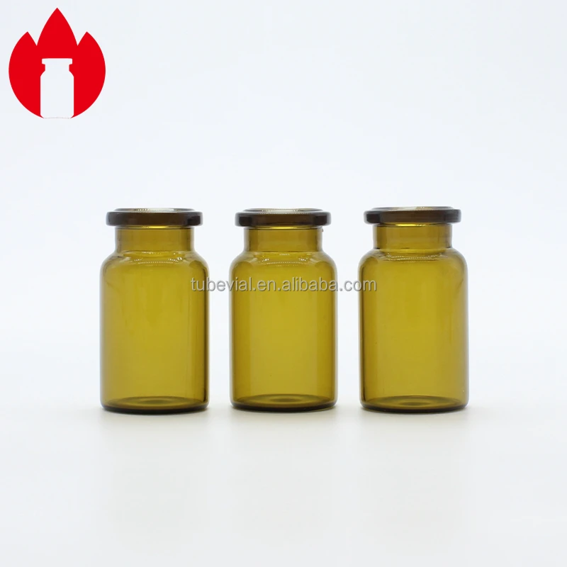 3ml 5ml 7ml 10ml 30ml Clear or Amber Medical Injection Glass Bottle Vial
