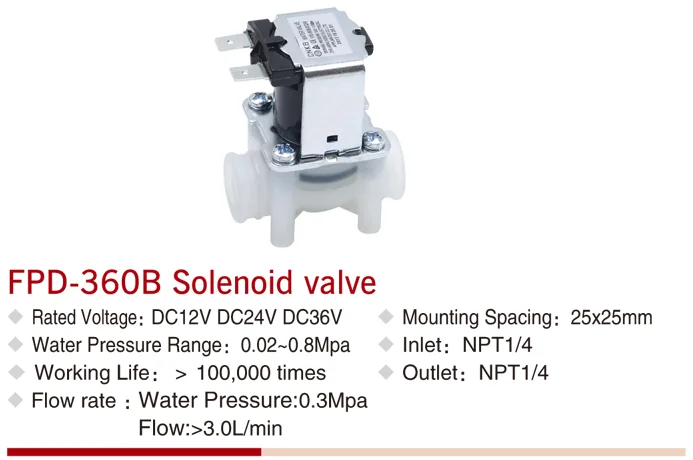 24v Water Dispenser Solenoid Valve