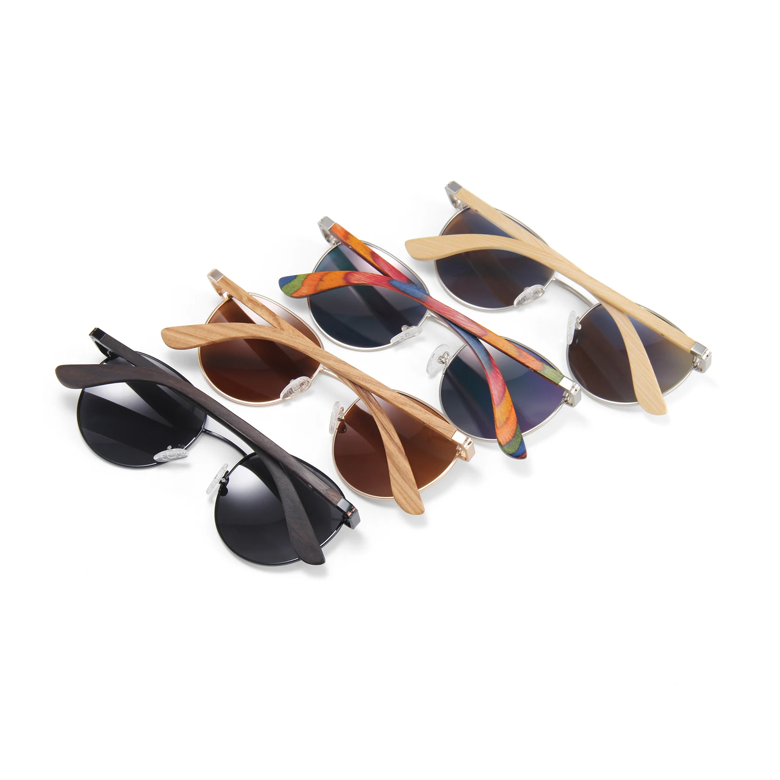 CONCHEN 2024 Design custom EYEWEAR brand polarized glasses wooden bamboo SUN GLASSES shades designer sunglasses