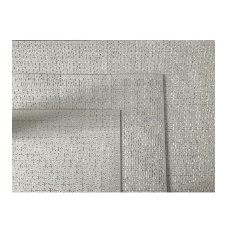 Custom printed design rectangle 1000 piece rompecabezas sublimation puzzles blank printable jigsaw paper cardboard puzzles
