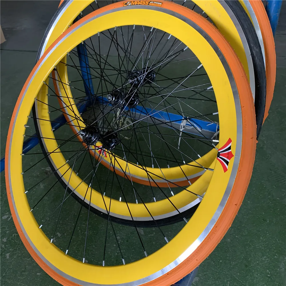  700C fixed gear bike fixie 6061 Aluminium 2 walls alloy rim