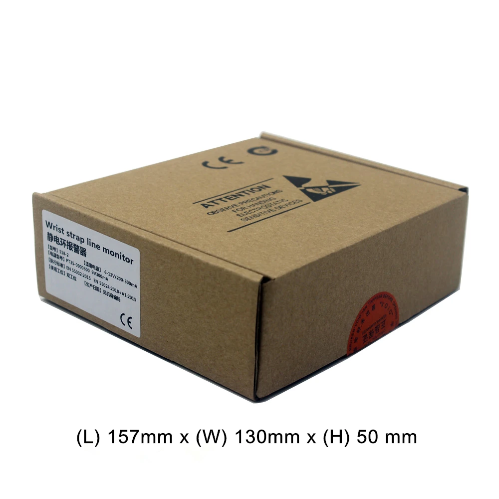 518-2 Auto-alarm Wrist Online Monitors, Anti Static esd WristStrap Tester, ESD Wrist Band Anti-static Detector