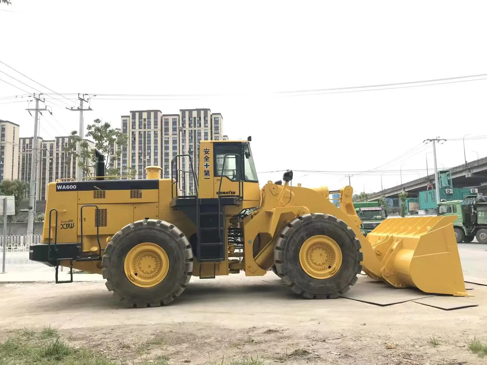 Komatsu WA600-3 Loaders used good working condition komatsu wa600/wa500 wheel loader heavy construction equipment for sale wa500