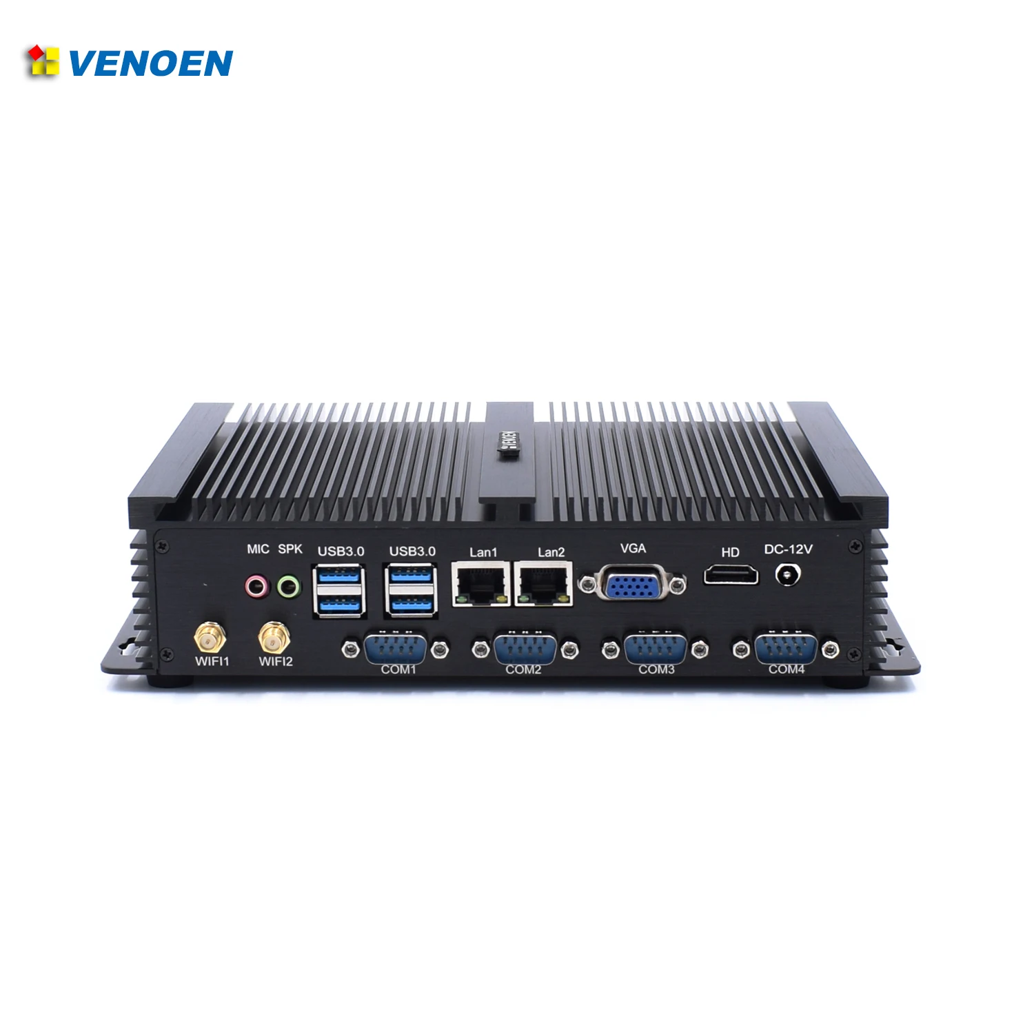 встроенный промышленный мини-ПК 4rs232 2 lan 1037U без вентилятора с двойным дисплеем