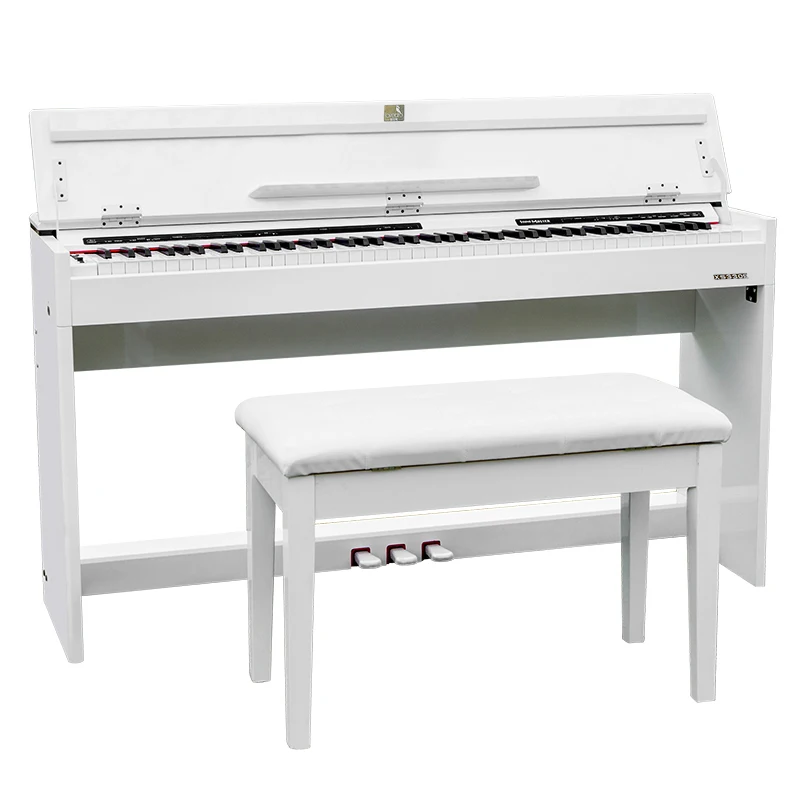 XS3309 88 Keys 64 Polyphony Number French Dream Sound Source White Electric Piano