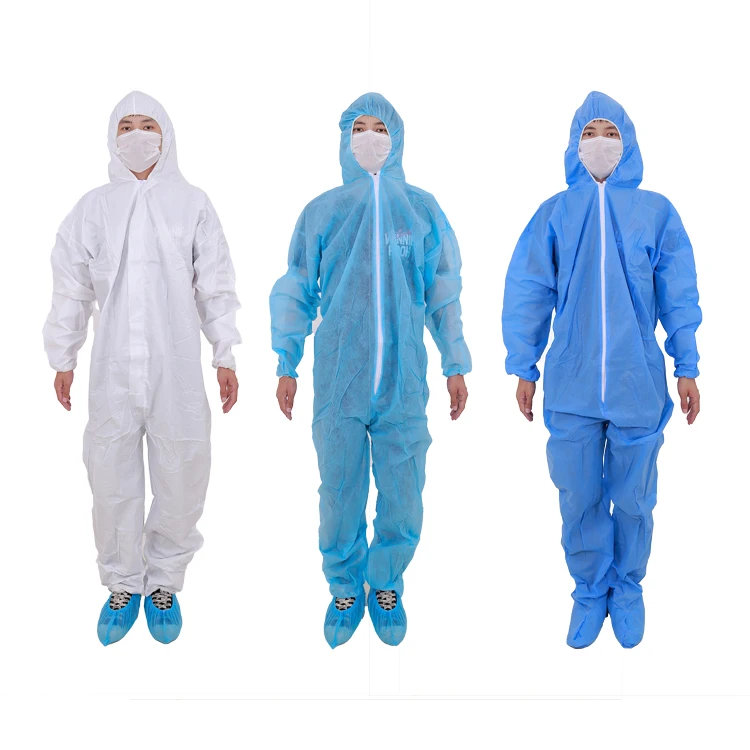Chinese supplier disposable coverall 50 gsm single use protective coverall mens work coveralls