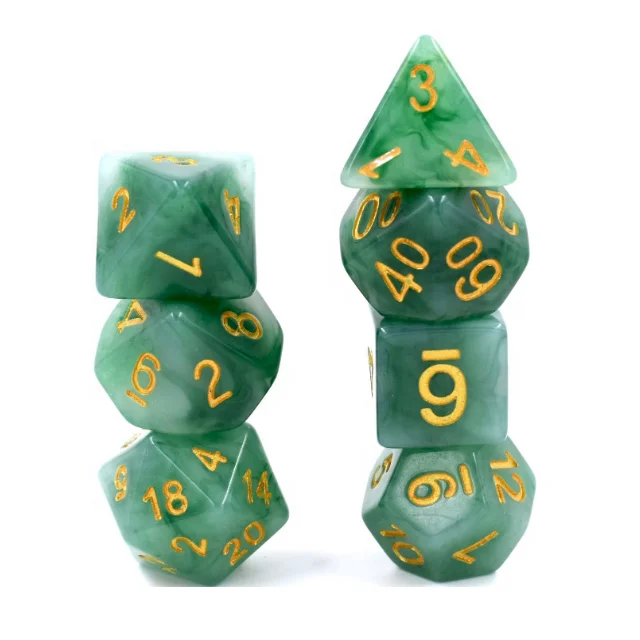 Бюджетный многоцветный по индивидуальному заказу 12-сторонние мрамор набор Игральный костей