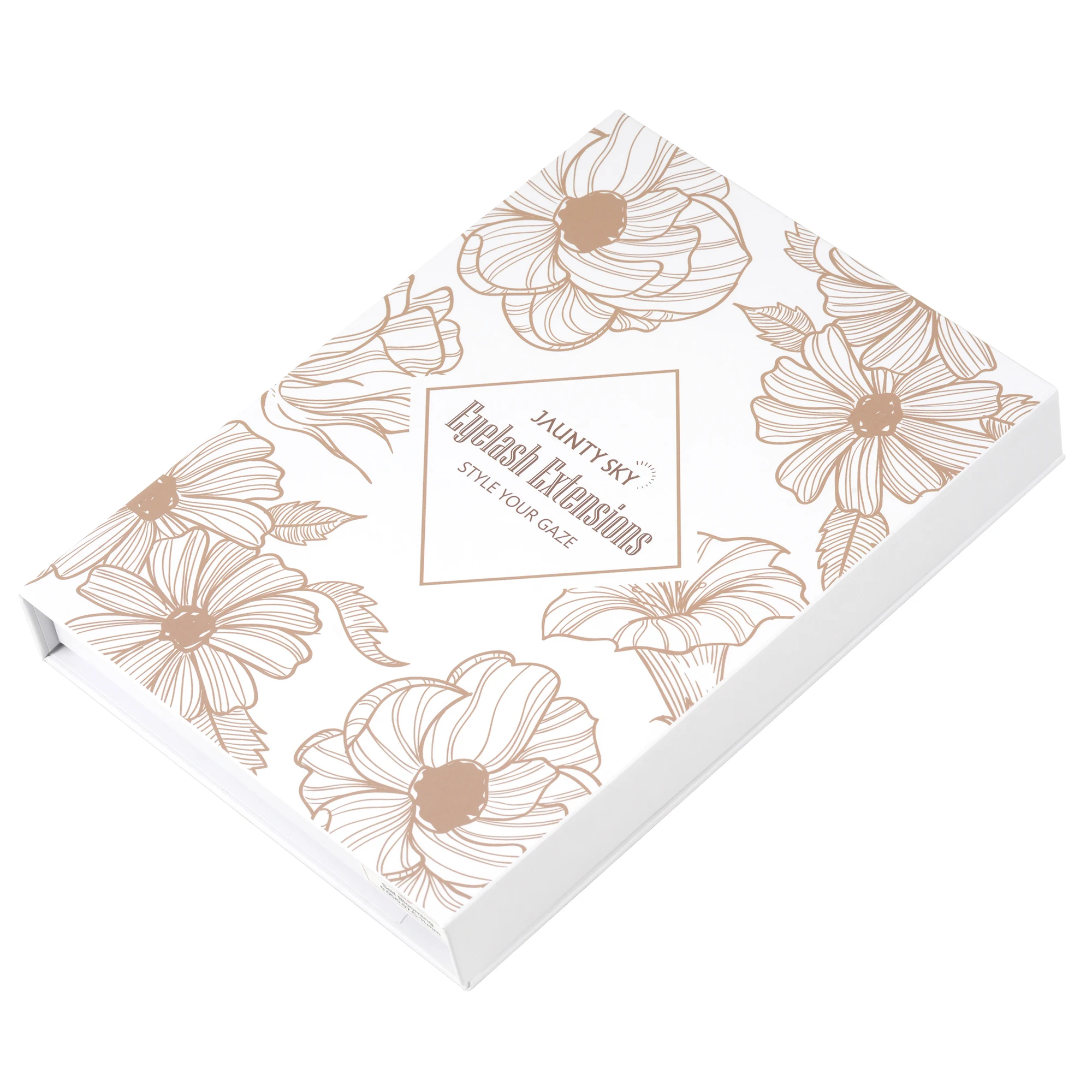 Jaunty Sky Private Label DIY Eyelash Extension Colorful DIY Eyelashes Individual Eyelash Wholesale Faux Mink Brown Lashes