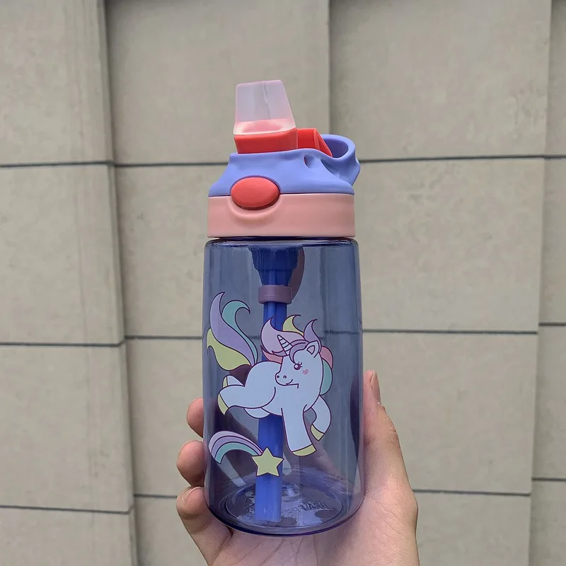 YIDING Wholesale Gift Insulated Vacuum Water Bottle Children Stainless Steel Plastic Bottles Thermoses Flask for School Kids