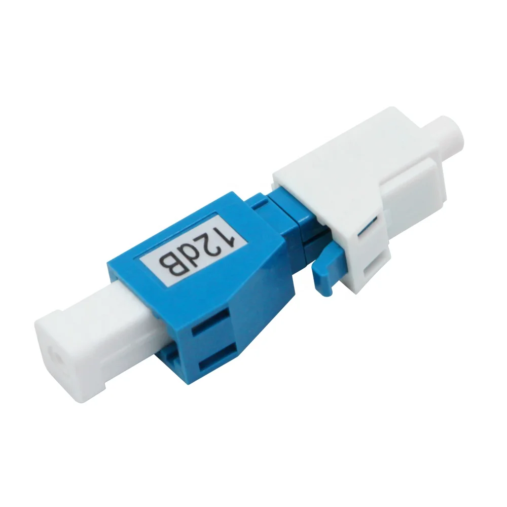 12dB lc/apc UPC fixed optical attenuator lc to lc/pc fixed 5db single mode fiber optic attenuator
