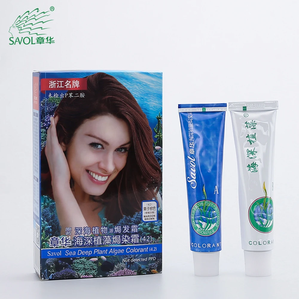 PPD Free Sea Deep Plant Algae Hair Dye Colorant