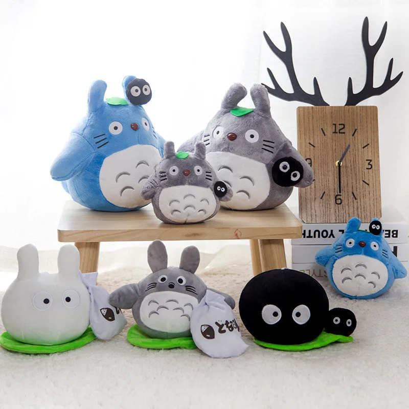 Anime Totoro 20cm Size Classical Cartoon Character Plush Doll My Neighbor Totoro Keychain Kids Toys
