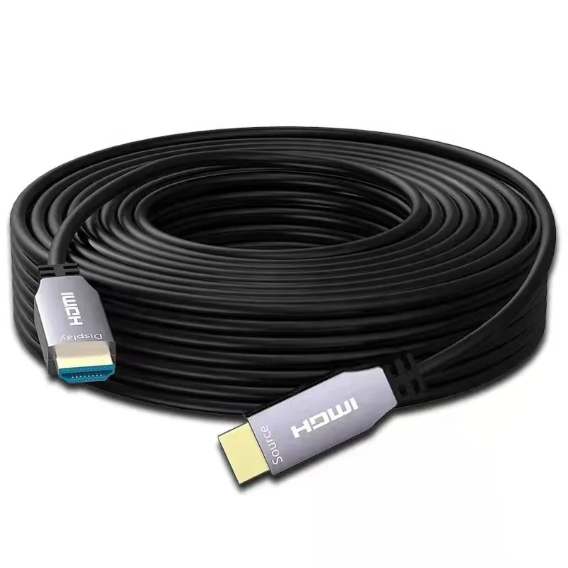 Zinc Alloy 8K Active Fiber Optic HDMI 2.1 Cable 8K60hz 4K120hz 4K144hz HDCP 2.3 2.2 48Gbps