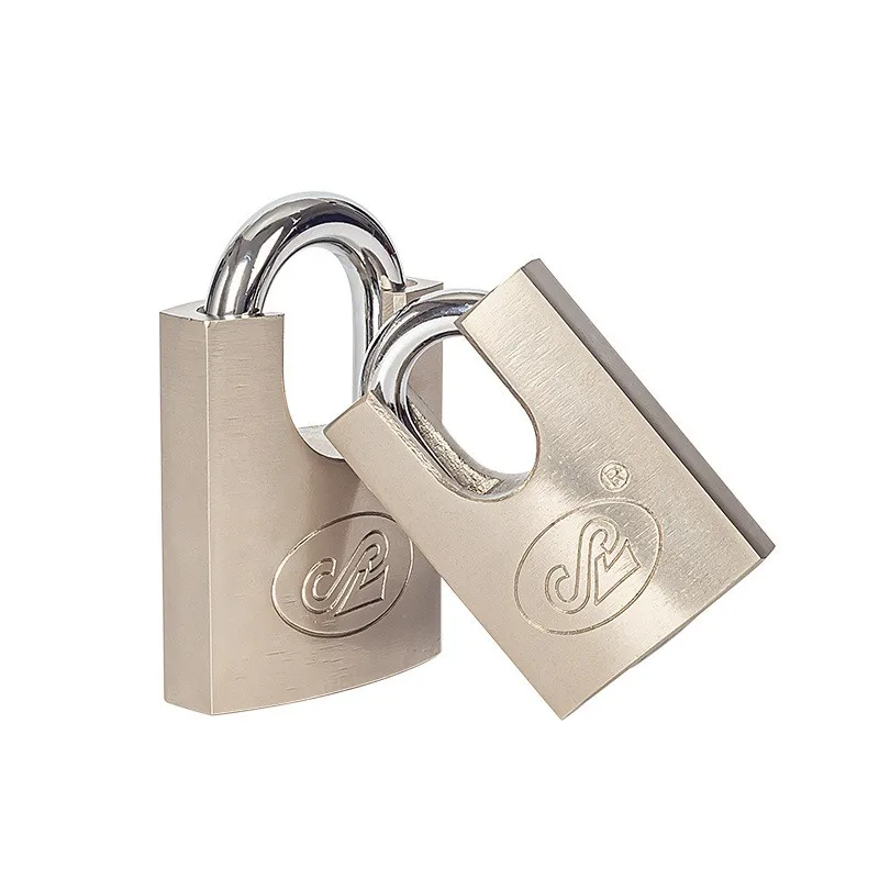Factory Wholesale Low Price Chrome Plated shackle protected Iron Padlock