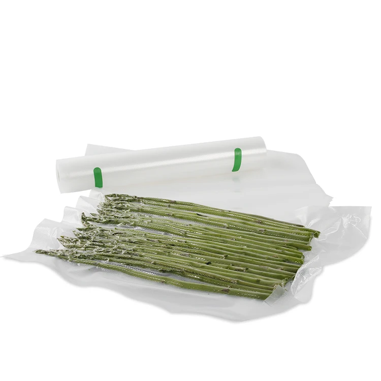 
Custom Pe Embossed Transparent Vacuum Sealer Bag Roll To Food Packaging Seal Pack Plastic Storage Bag For Reusable 