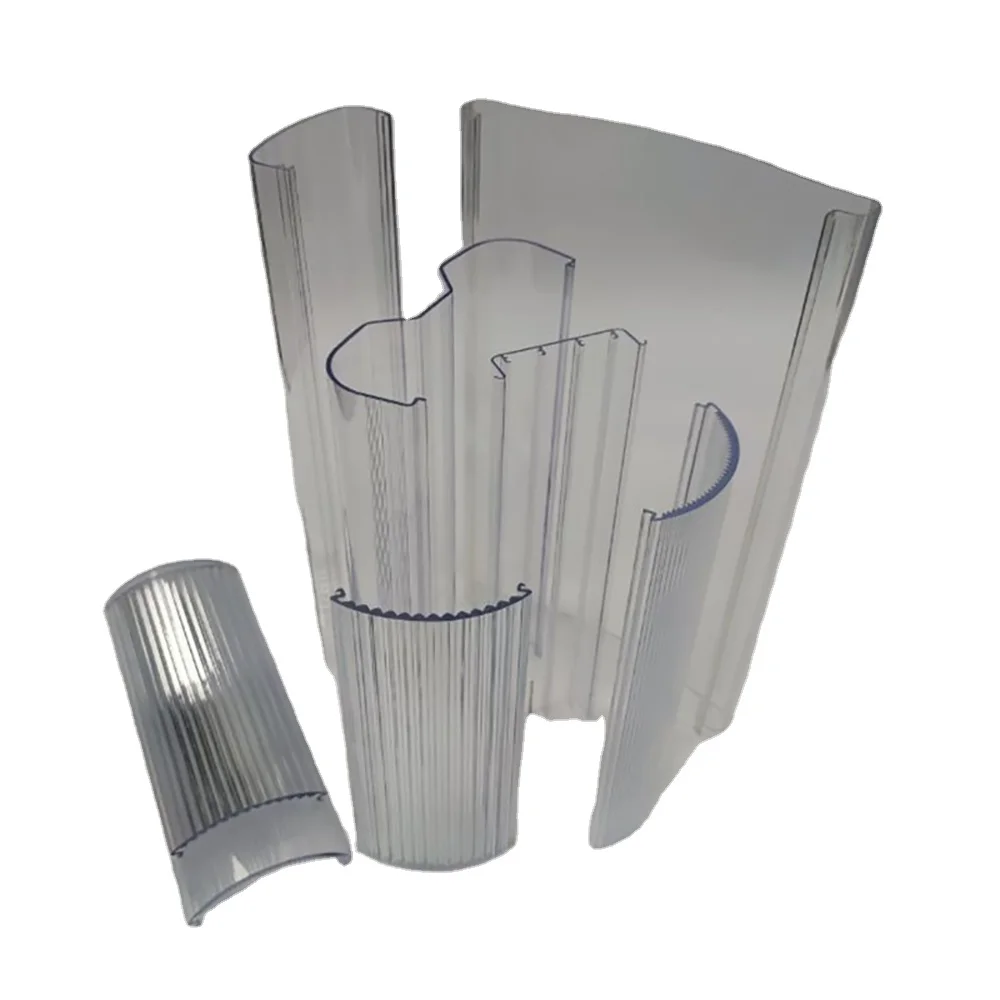 Diffuser Profile Strip Light Cover Factory Custom Led Polycarbonate Plastic LED PC Lamp Shades