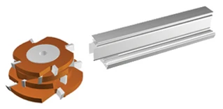 pvc plastic Aluminum Profile Windows and Doors End face Milling Machine