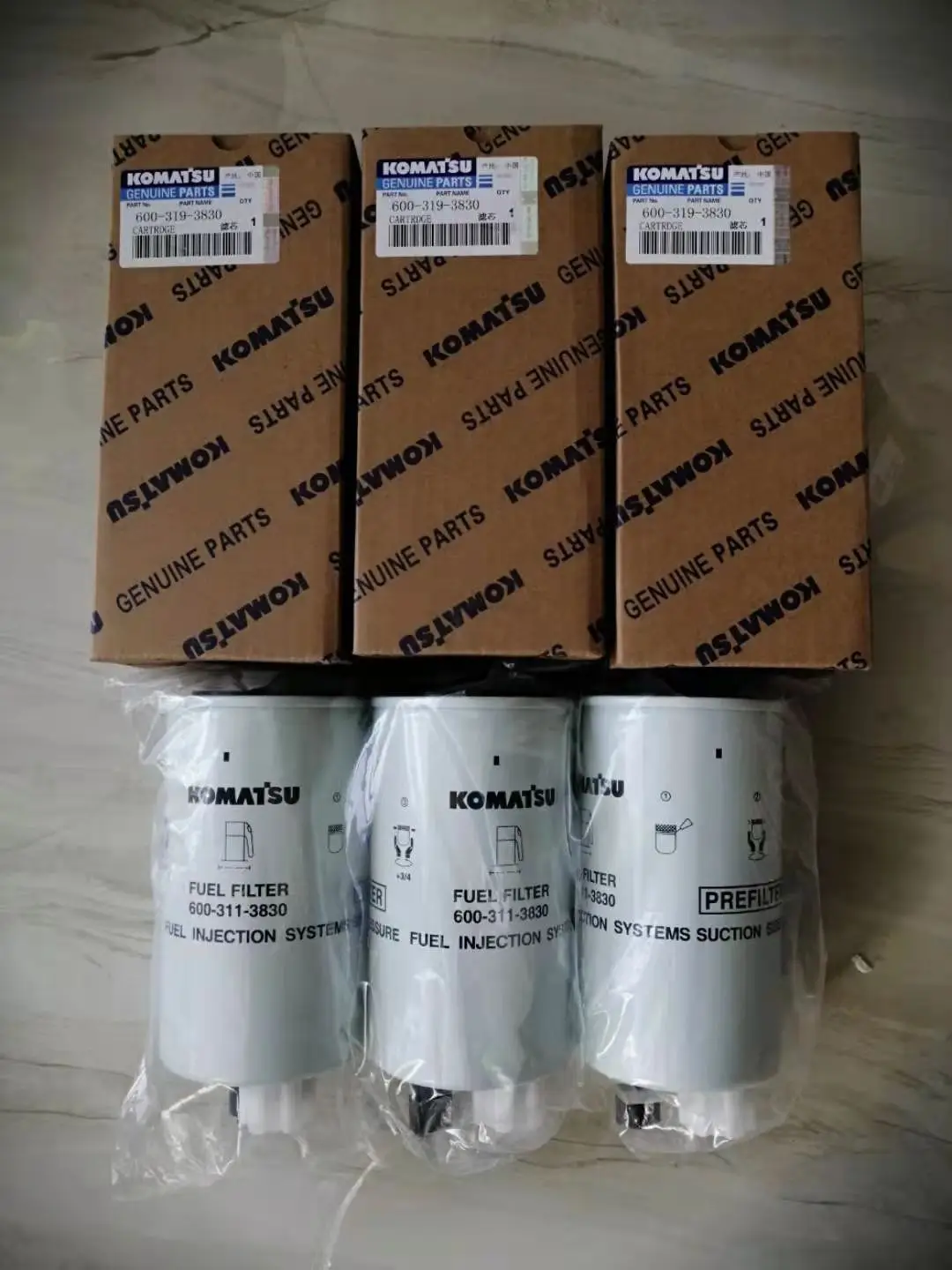 Воздушный фильтр 600 319 3830 для картриджа Komatsu forlift