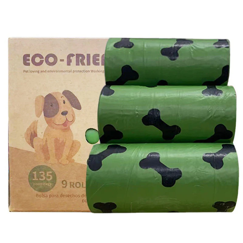 Outdoor Eco-Friendly Bio Waste Pet Poop Bags Biodegradable Compostable Doggie Dog Poop Bags Holder