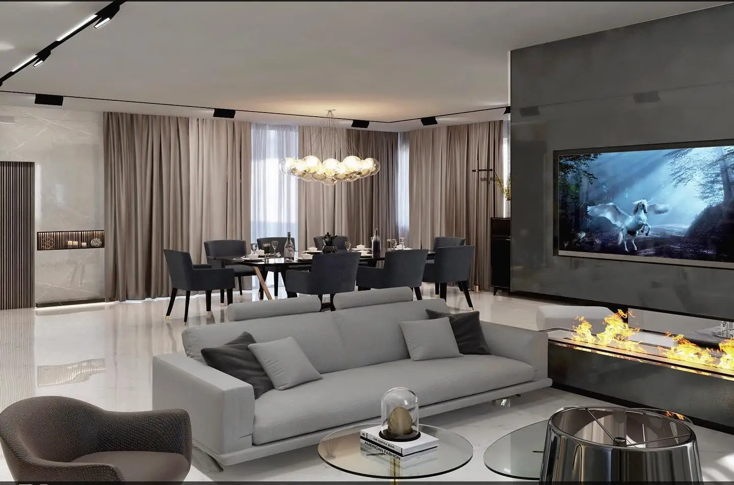 Water Steam Fireplace 3D Water Burning Vapor Double Line Led Fireplace