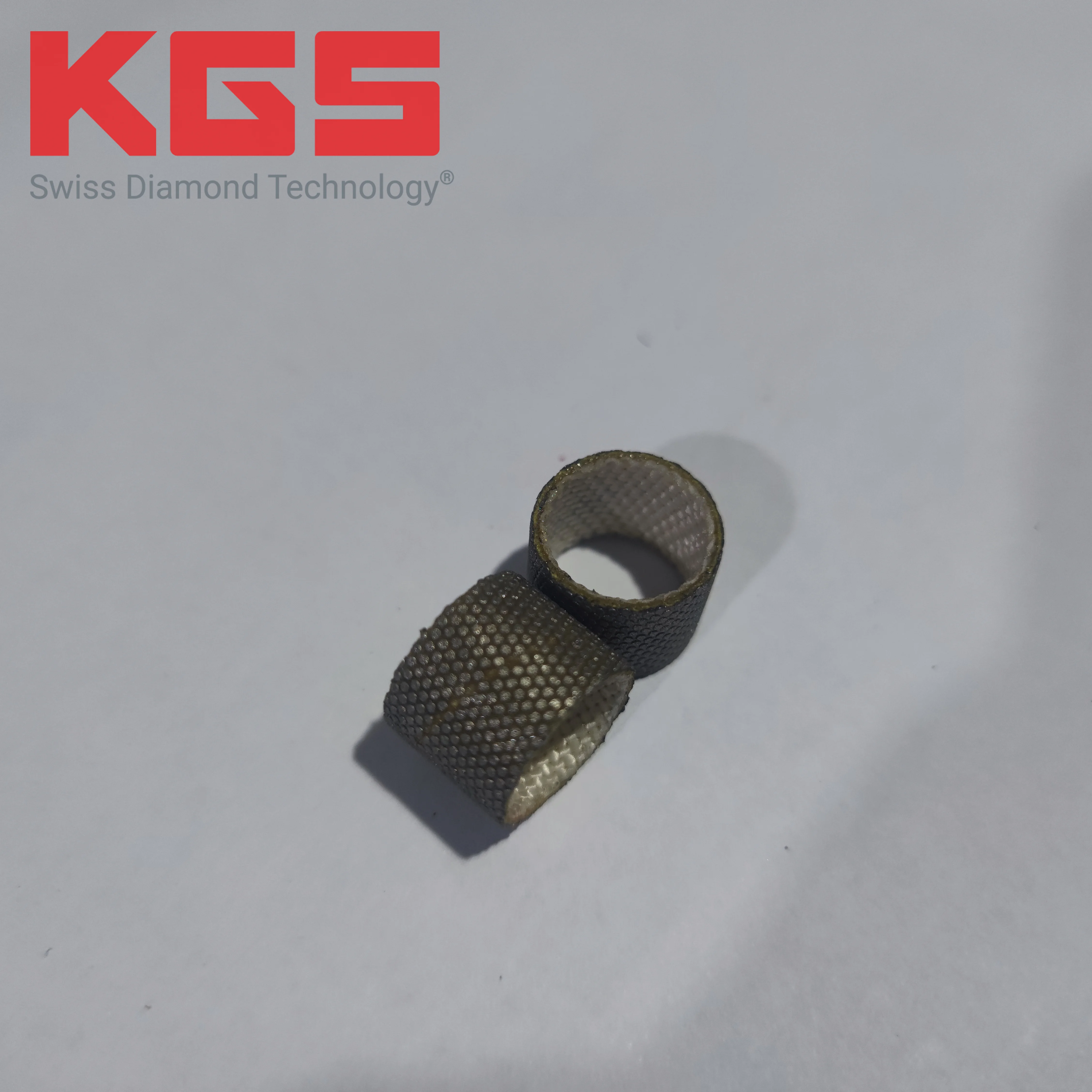 Алмазная абразивная спиральная лента KGS с резиновым барабаном для шлифования