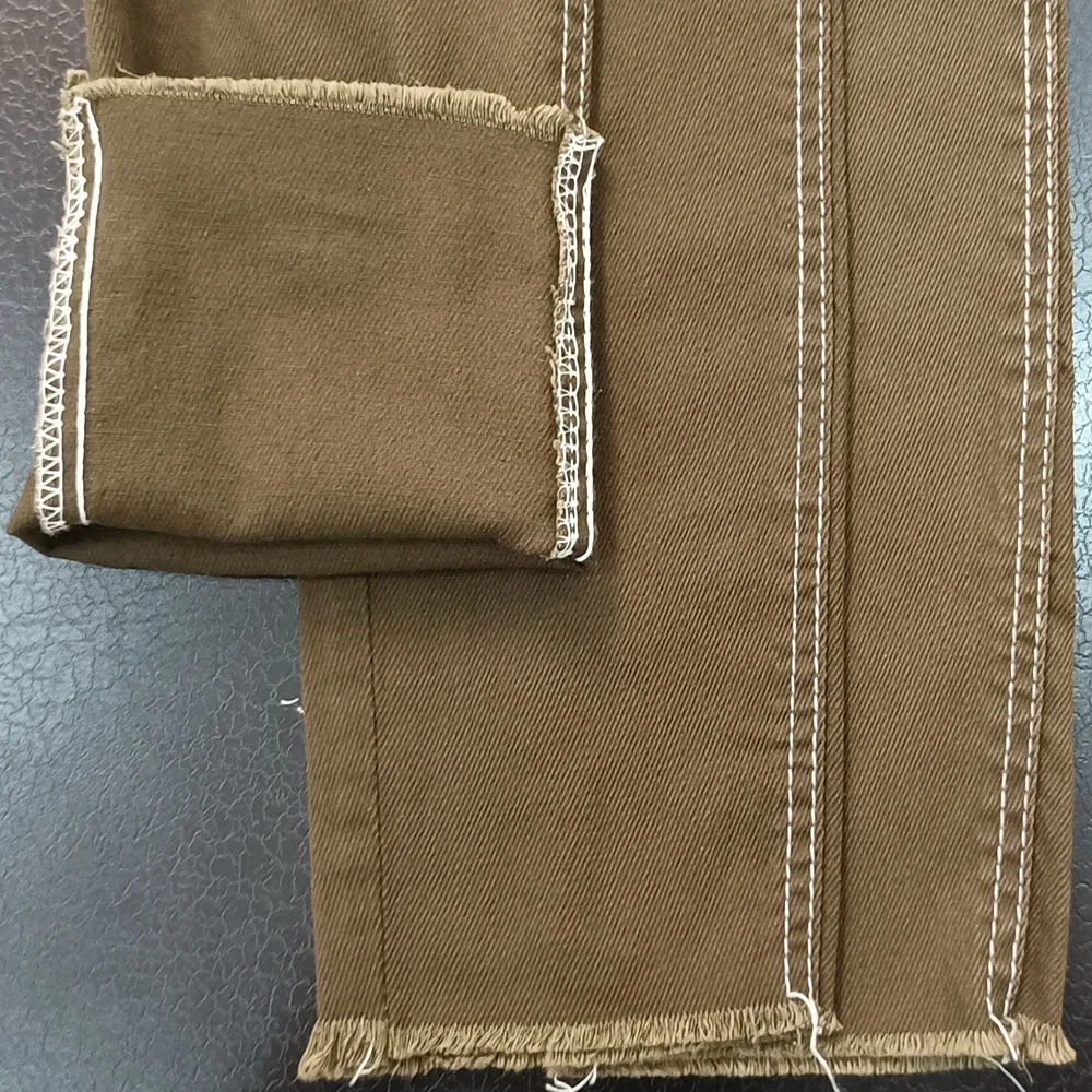 HOT SALE  cheap price super soft and skinny to babies 98%cotton  SP:2% spandex  cotton fabric 7OZ  stretch Burgundy jeans