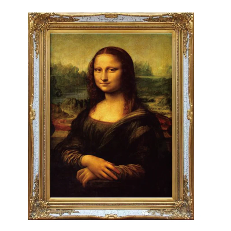 Европейская классическая античная оправа в стиле барокко масляная живопись резьба по дереву оптовая продажа