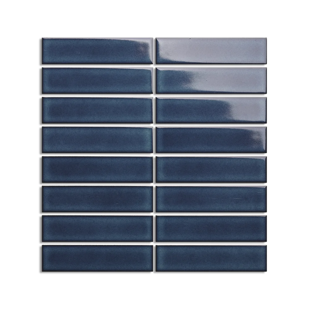 Vintage art handmade brick glazed green bar tile  backsplash kitchen tiles bathroom kitchen interior decoration background wall