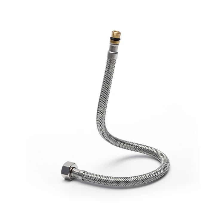 Cheap price high pressure stainless steel braided 304 toilet hose for bathroom kitchen toilet