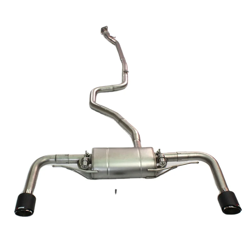 Высокопроизводительная выхлопная труба Catback для Mercedes-benz A180/A200 W176 1 3 t с клапанным контроллером муфельные наконечники выхлопной трубы
