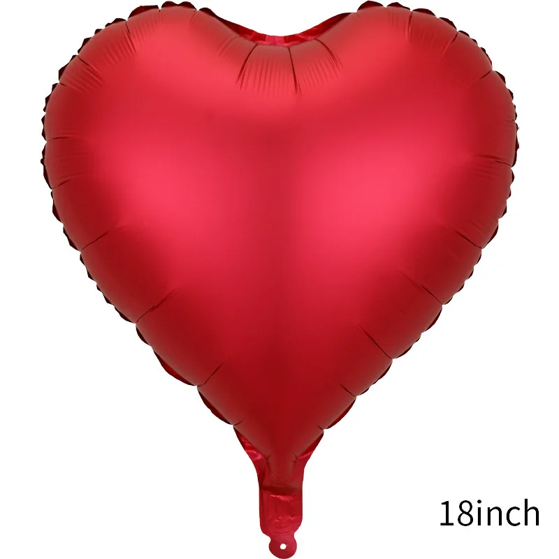 Wholesale Metallic Ballons 18inch Chrome Heart Shape Balloons Party Wedding Globos Decoration