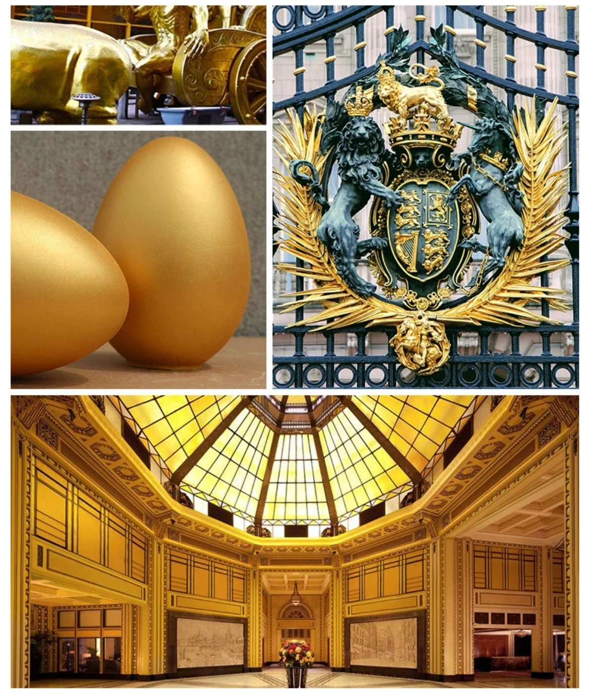 Premium Metallic gold paint water-based acrylic wall