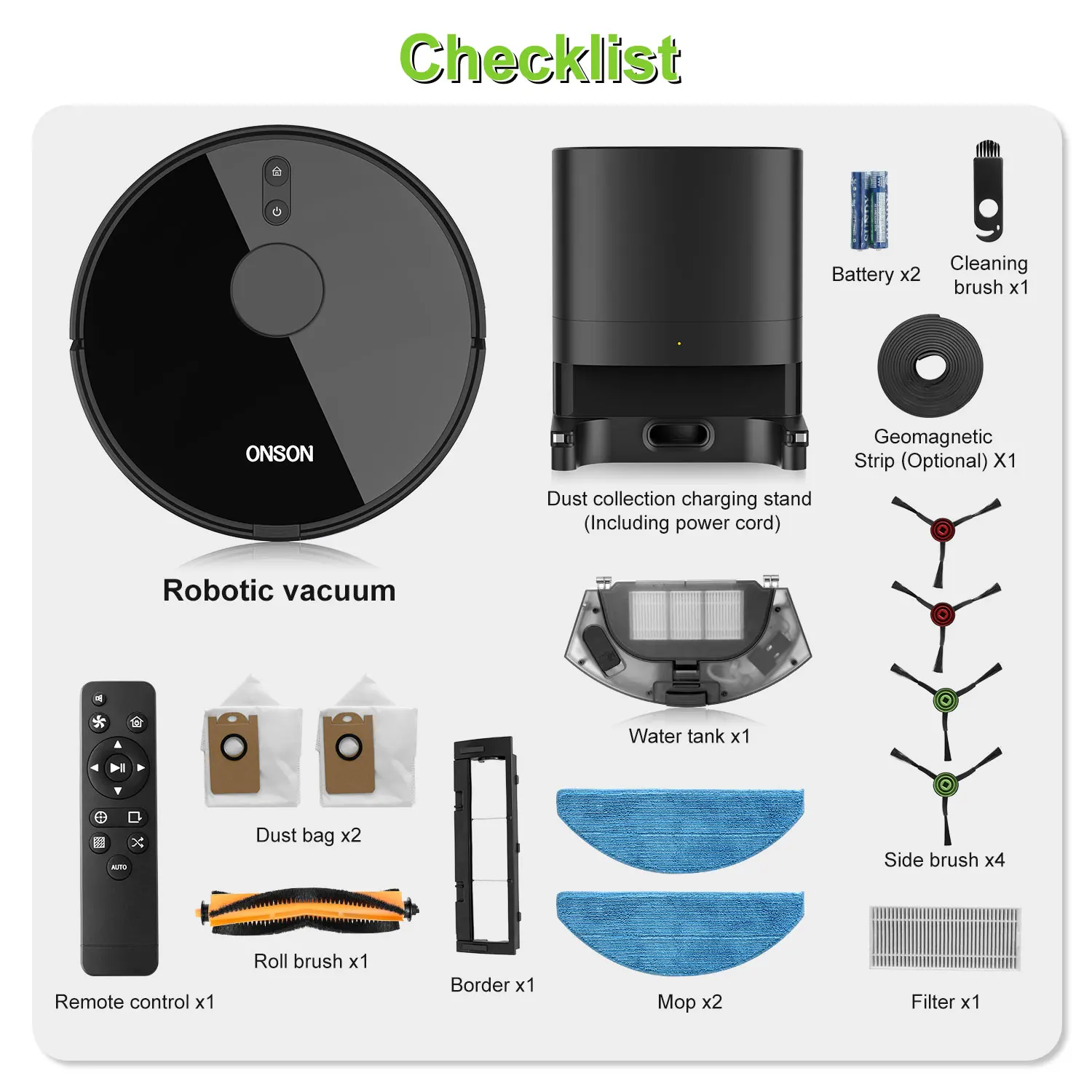 2700Pa Cleans Carpets Hard Floors Pet Hair Self-emptying Dustbin Laser Robot Vacuum