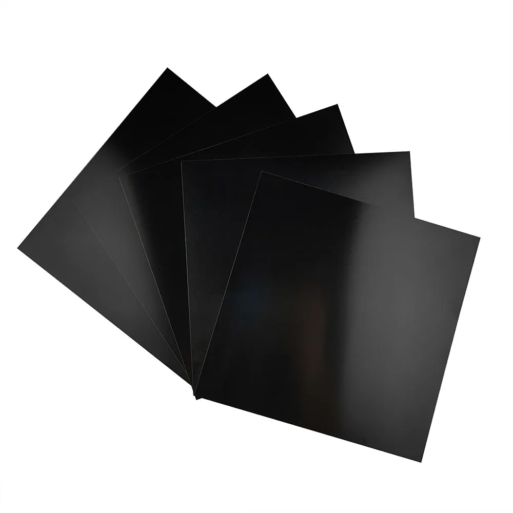 Black Blank Perforated Panel Aluminum Nameplates Tags Anodized White Laser Engraving Plate Material Aluminum Metal Sheets Plates