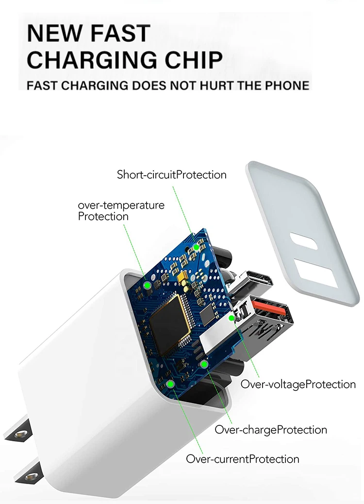 Us Eu Plug Pd 20w Adapter Charger Pd+qc 3.0 Super Fast Charger Usb Wall Charger For Iphone 12/11