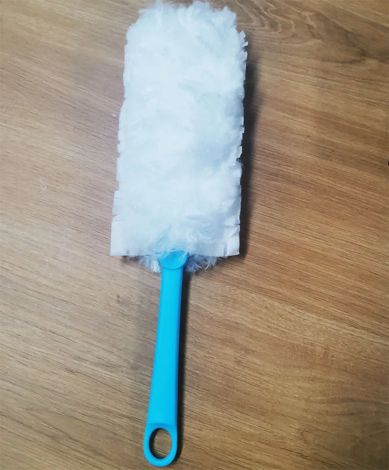 Disposable Electrostatic Dust Duster Fiber Brush Head Feather Duster Household Vacuum Dust
