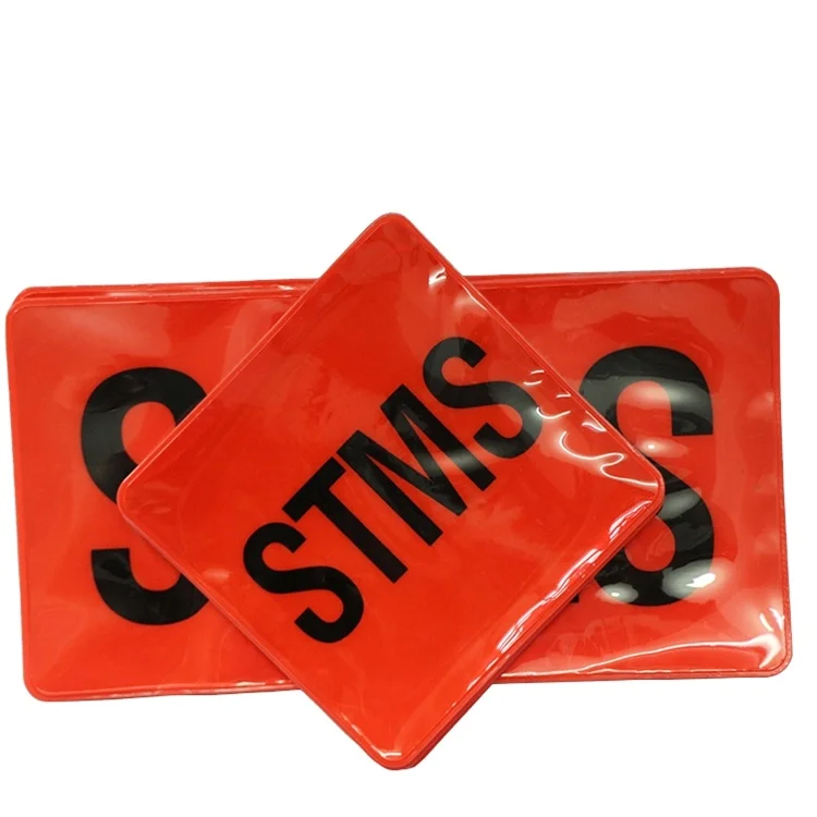 W011A Hi-Vis Orange STMS Label Patch On Safe Vests For NZTA Site Traffic Management Supervisor
