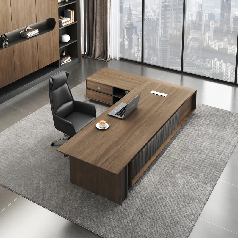 Роскошный директорский руководитель большой современный деревянный офисный стол дизайнерская офисная мебель