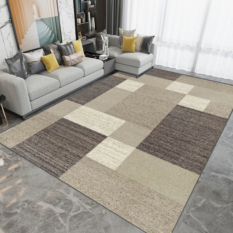 Modern 3d floor Nordic large area geometric rug living room carpet custom design printed luxury large rug carpet