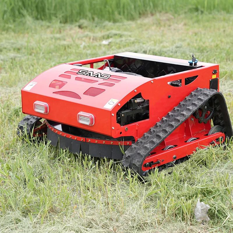 Newly Design Remote Control Multi Purpose Multi-functional Gasoline wheel Crawler Lawn Mower