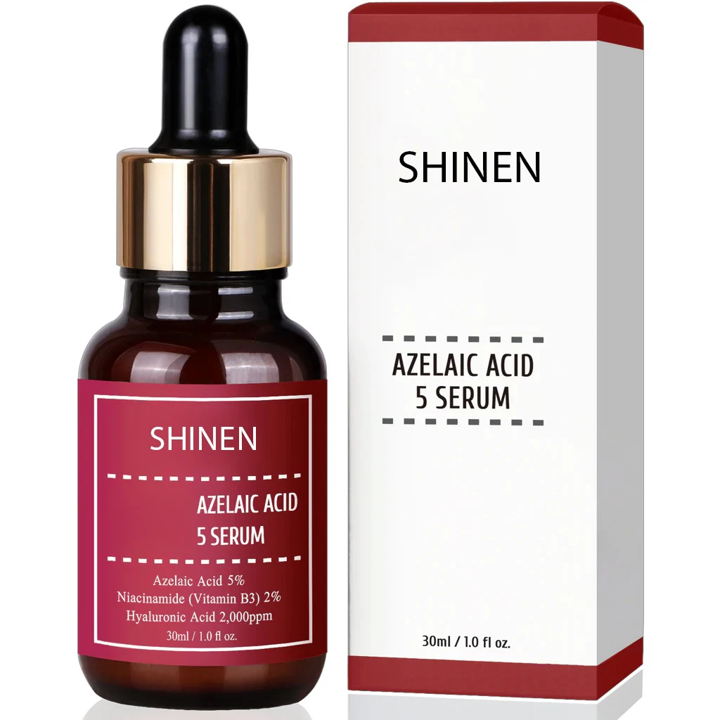 OEM ODM Vitamin D-Panthenol Calming Skin Soothing Lightening Acne Scar Azelaic Acid Serum For Face