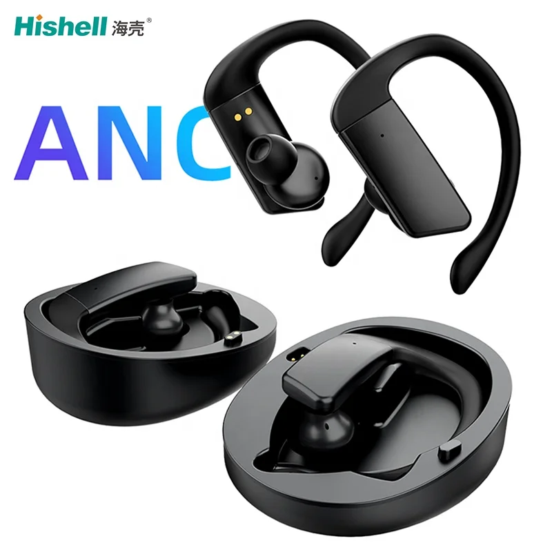 Unique Design TWS Earbuds ANC Ear-mounted Sport Wireless Smart Touch Earphones H005